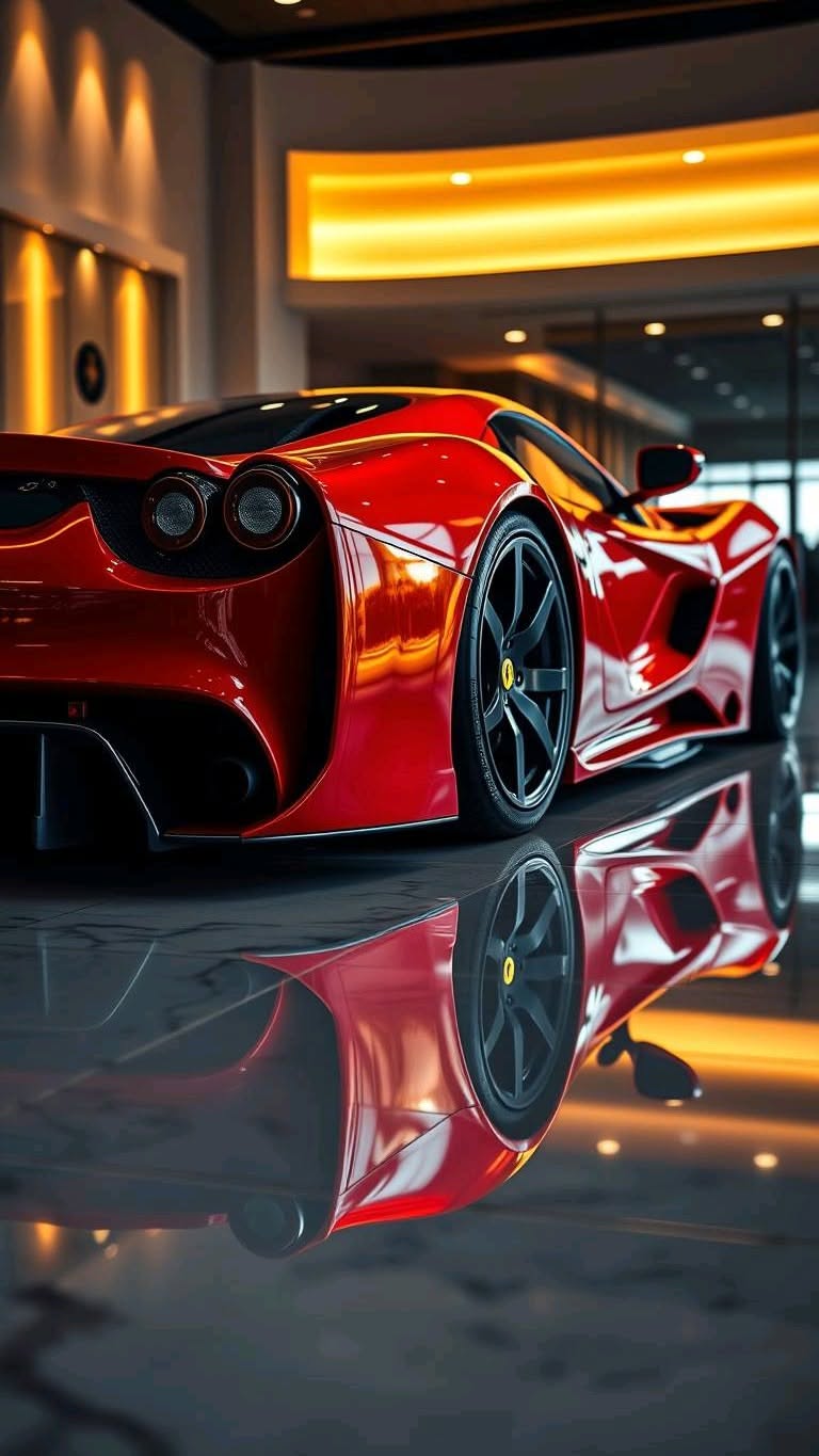 #Red #monster #cars #ferrari #modified #carlove #red