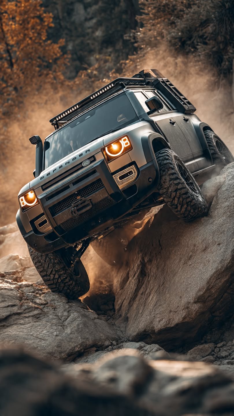 #Range #Rover #Defender #angle