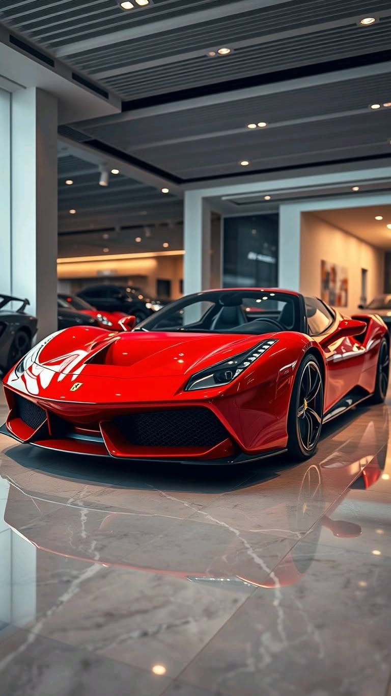 #Red #monster #cars #ferrari #modified #carlove #red