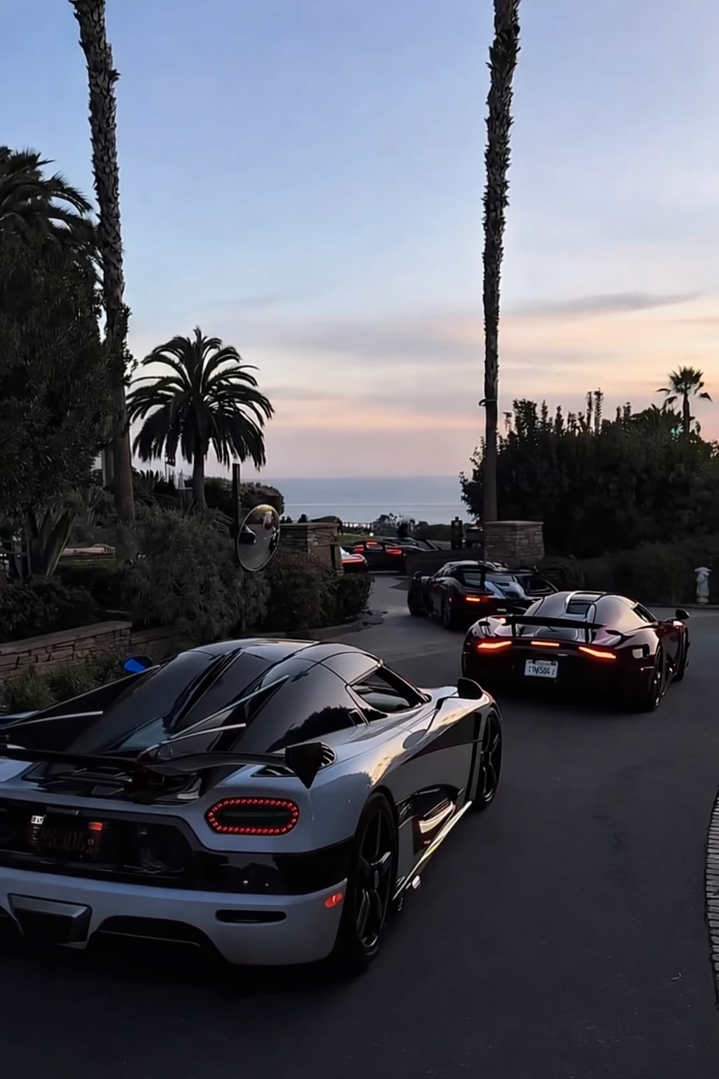 #Sunset #Supercar #Convoy #Coast