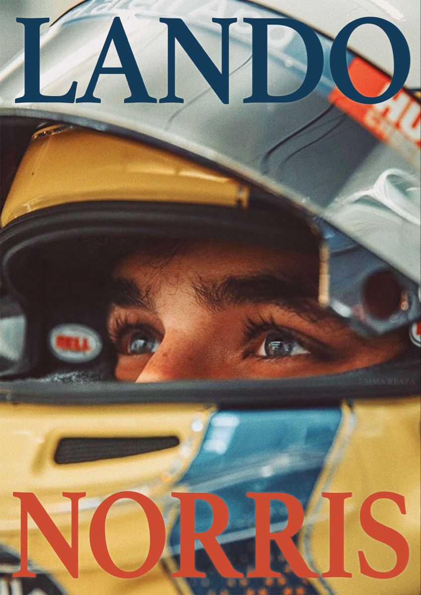 #lando #norris #mclaren #poster