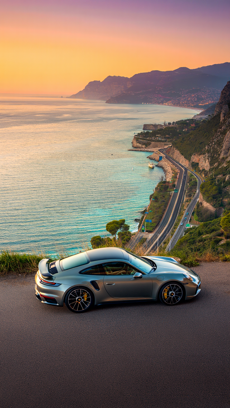 #Dream #Coastal #Drive #Porsche #Sunset #Road #Trip #Aesthetic