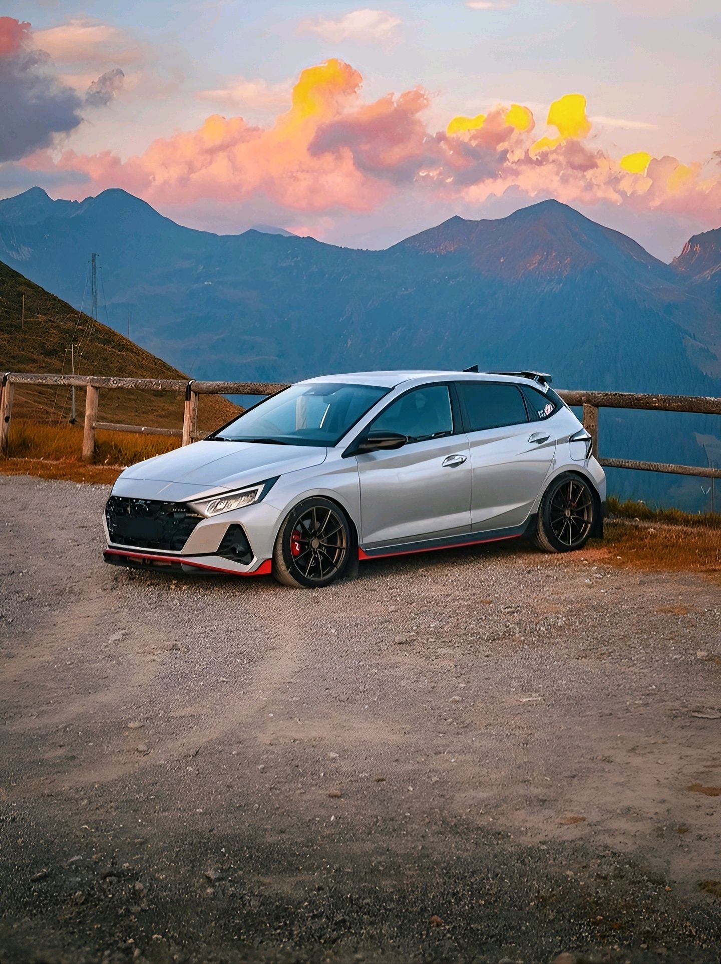 #Hyundai #i20N #mountains #Italy