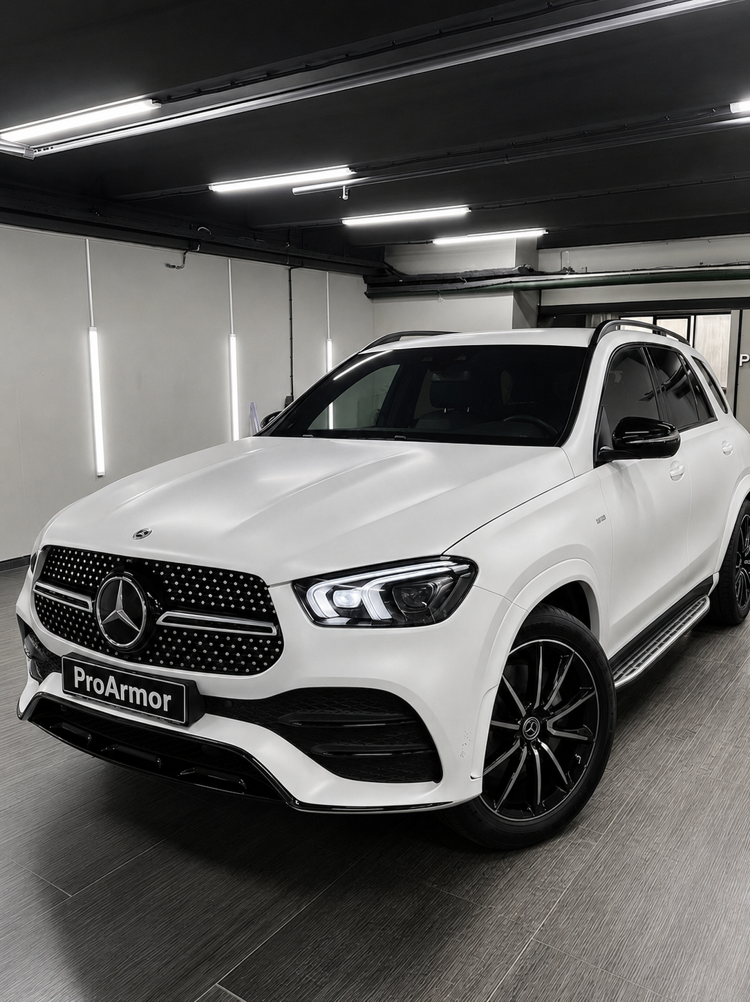 #Mercedes #GLE #матовой #пленке