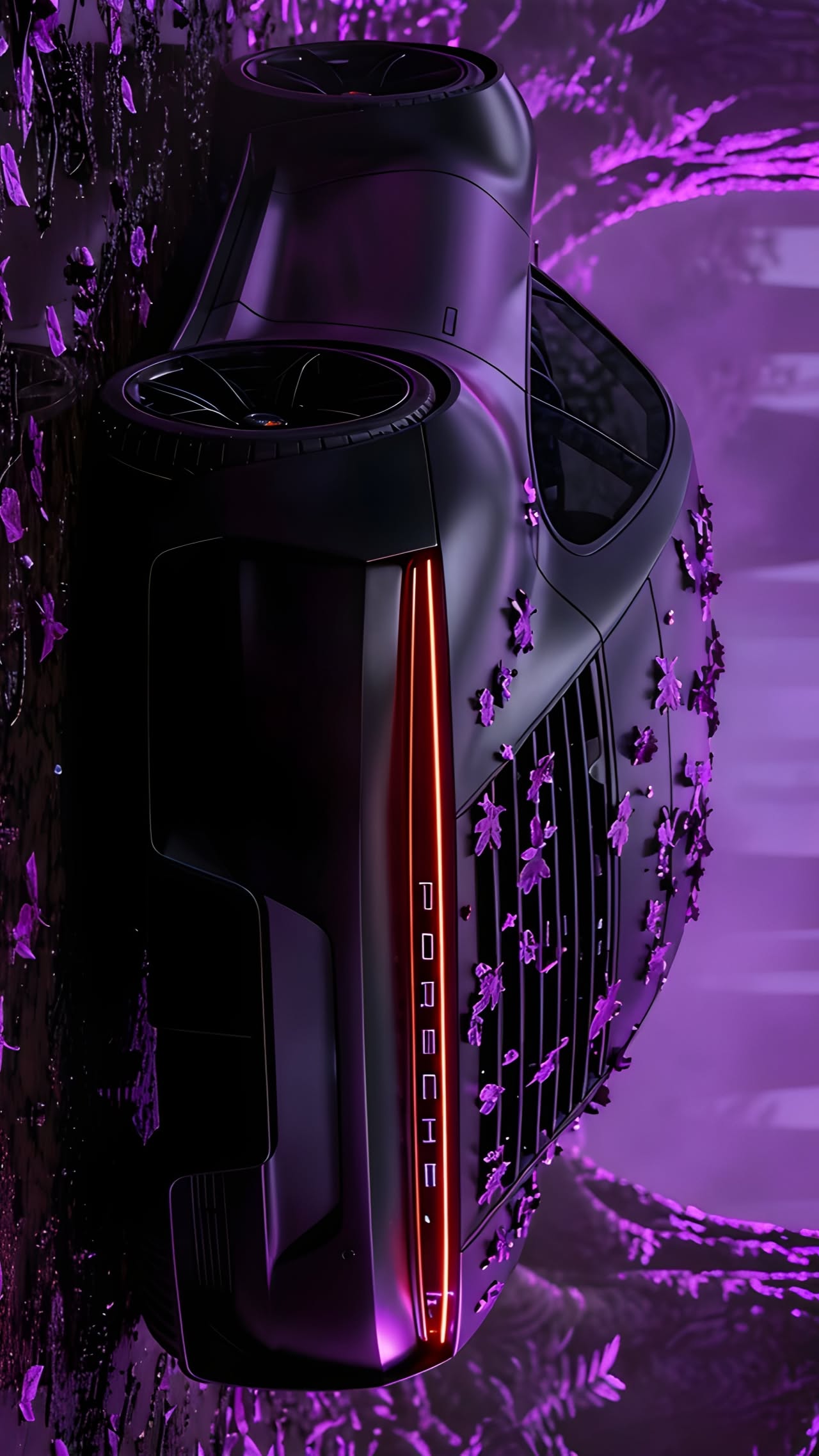 #Midnight #Porsche #Neon #Purple #Dream