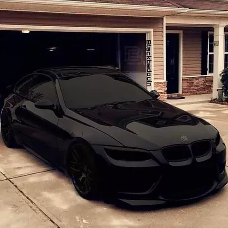 #blackedout #BMW #car #Awesome