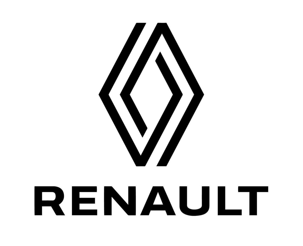 #Download #Renault #Brand #Logo #Car #Symbol #Black #Design #French #Automobile #Vector #Illustration