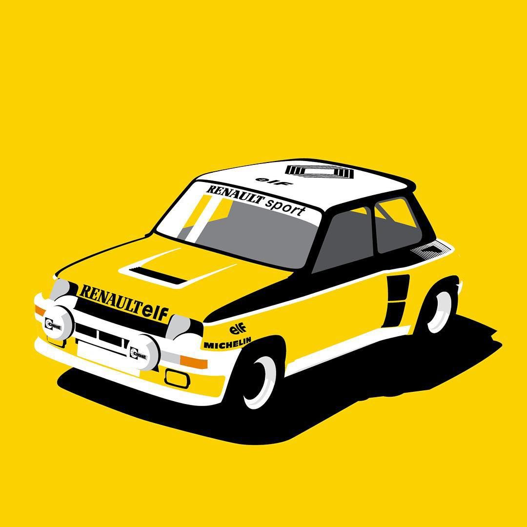 #Renault #Turbo #renault #renault5.. #Draws #Car
