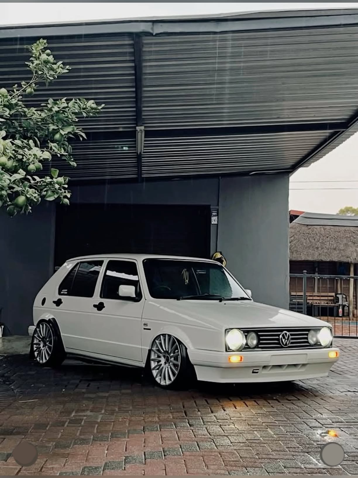 #White #Citi #Golf #Mk1 #Stanced #Classic #Clean #Rims #Street #Style #VWCitiGolf #Mk1