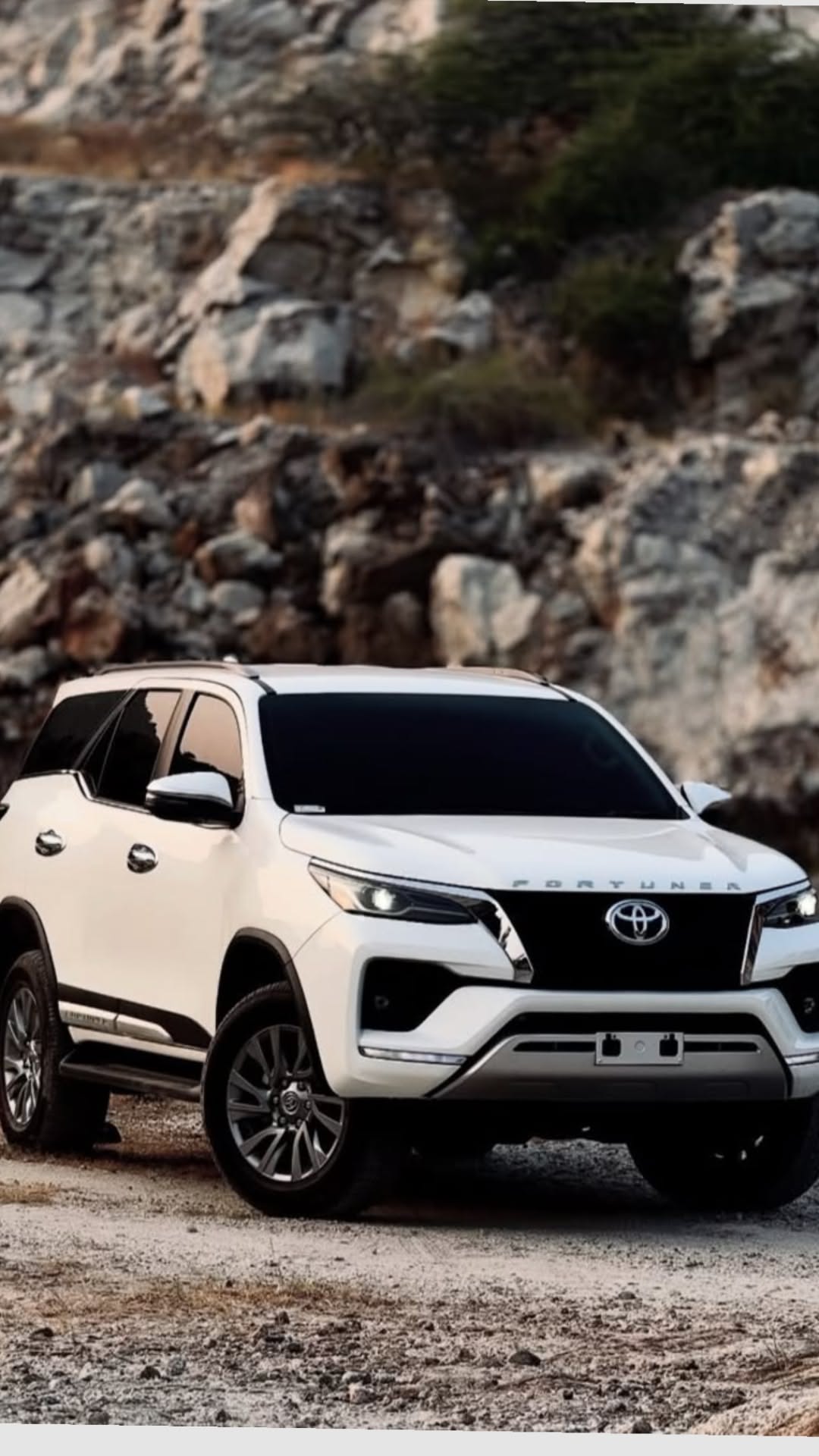 #White #Toyota #Fortuner #SUV #Luxury #Car #Aesthetic