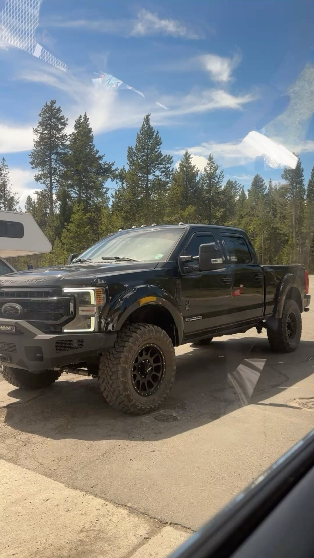 #Black #Ford #Super #Duty #Truck