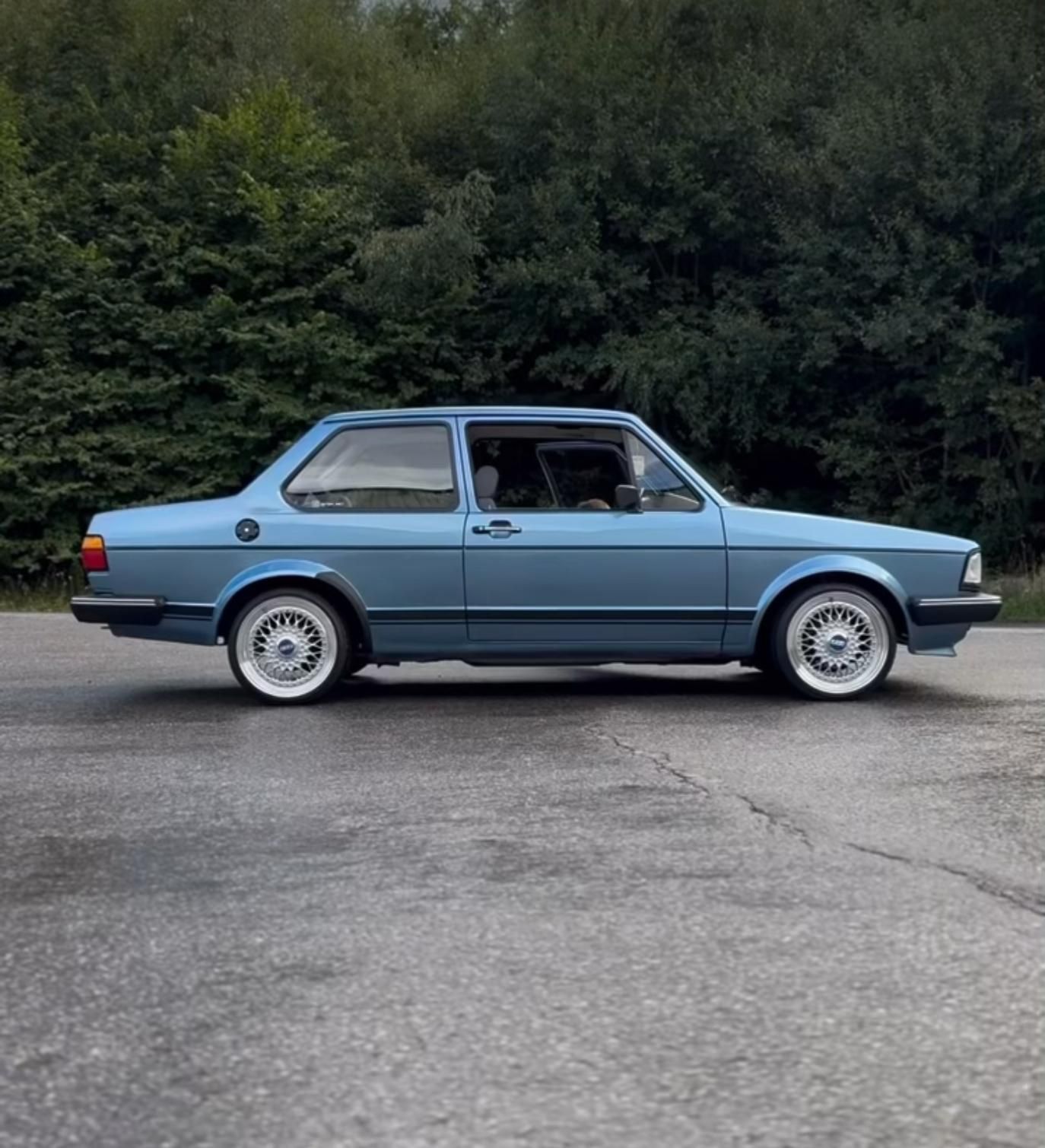#Classic #Jetta #MK1 #Coupe #Modified #Build #Volkswagen #JettaMK1 #CarCulture #BBSWheels