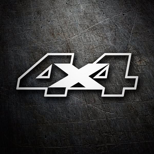 #Pegatina #4x4 #Pegados #Composición #Unida #Pegatinas #4x4
